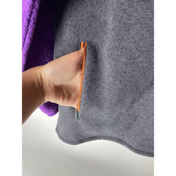 LL Bean Vintage Half Zip Pullover Sweater w Pockets Fleece Retro Size 2X - Picture 4 of 6